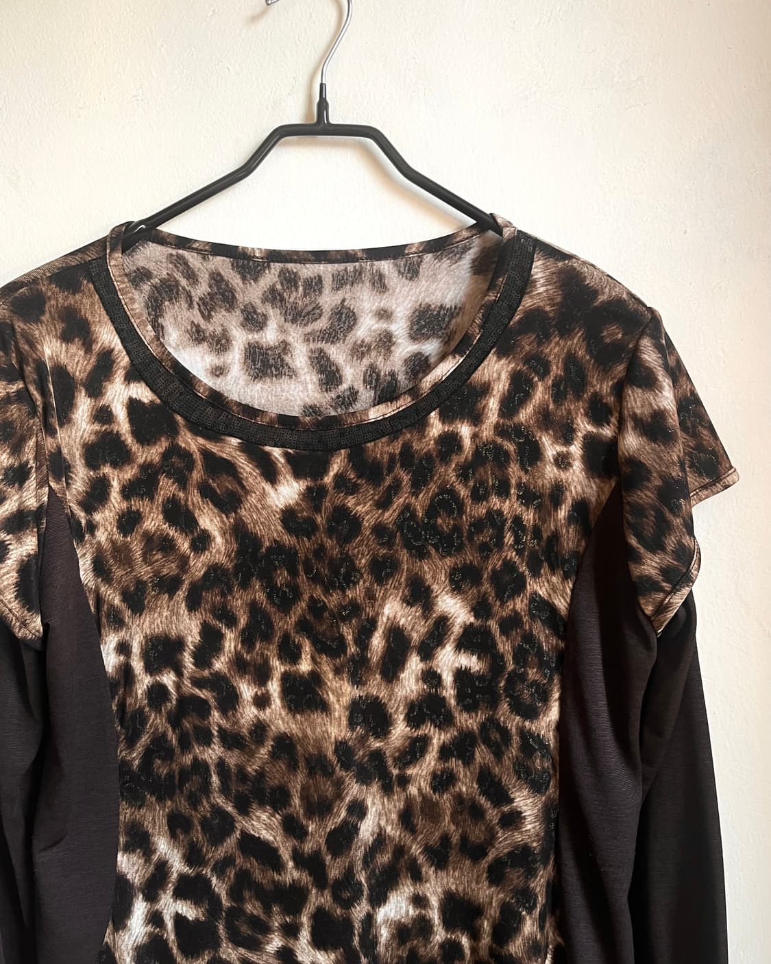 JPN Vintage Leopard Layered Long Sleeve 상품이미지4