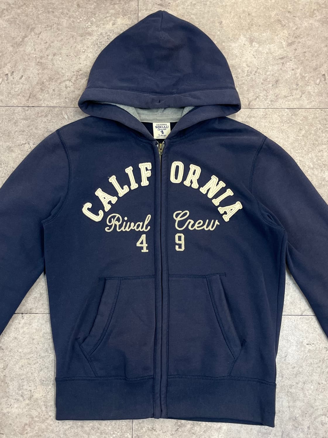 후아유 후드집업 네이비 L #csz3826 상품이미지5