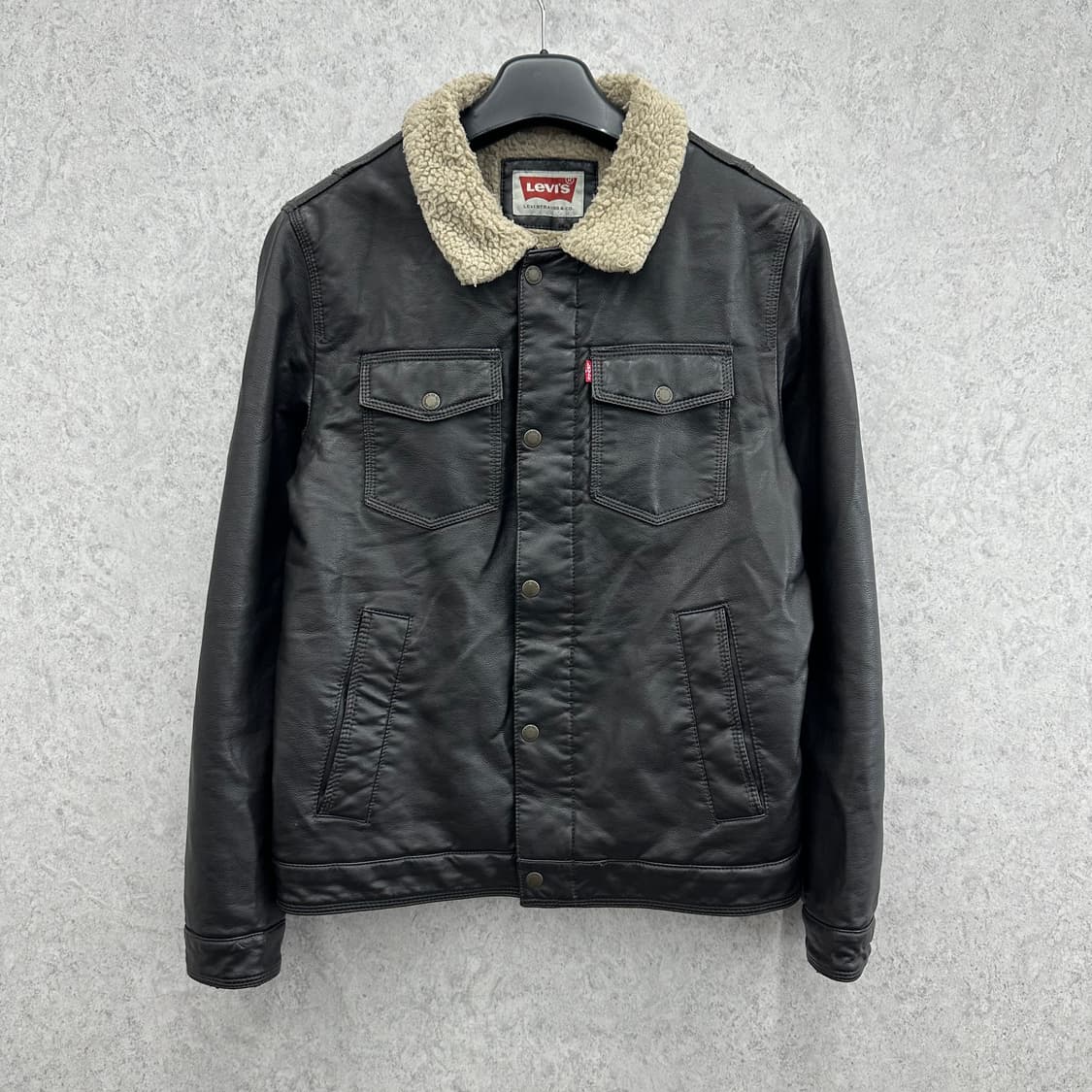 95 리바이스 남자 에코레더 쉐르파 트러커 자켓 상품이미지1