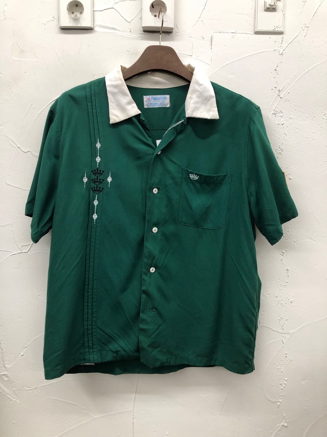 휴스턴 레이온 자수 볼링 셔츠 상품이미지2