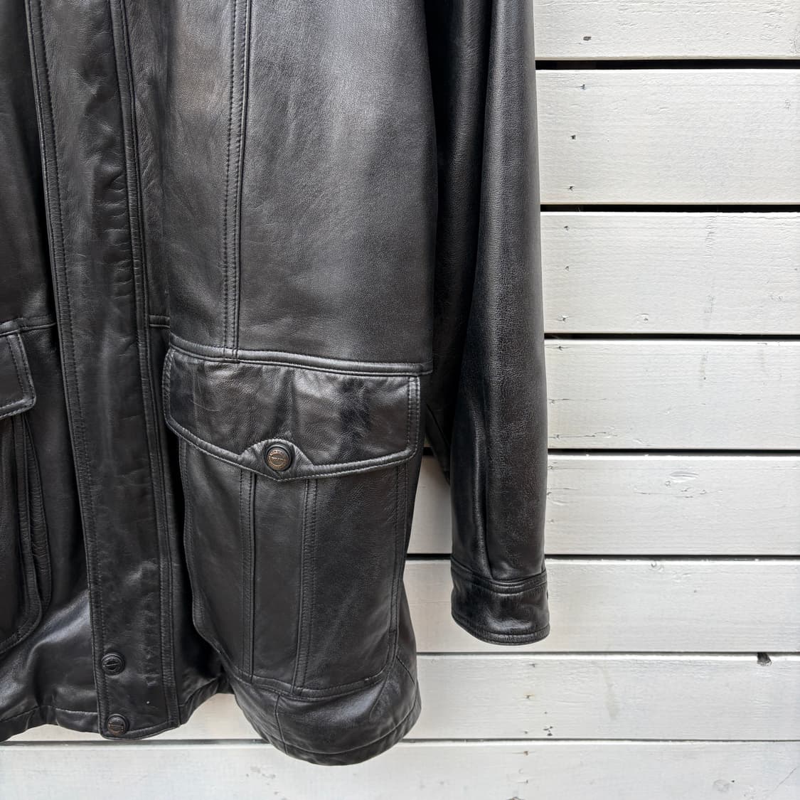 Vintage 빈티지 양가죽 카코트 자켓 상품이미지7