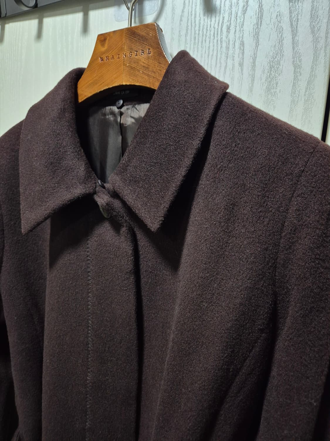 JPN빈티지.COMME CA ISM 브라운코트 상품이미지5