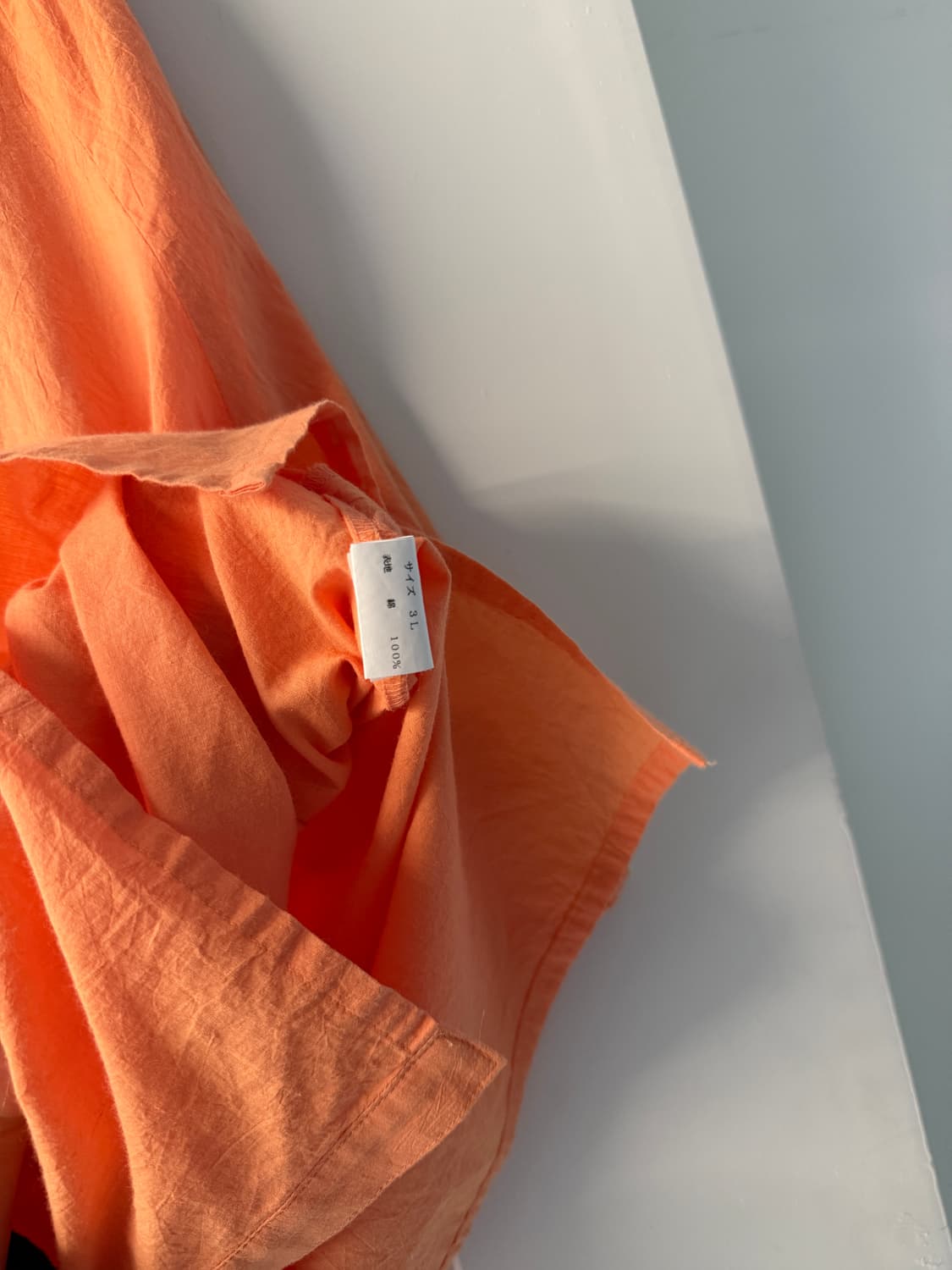 일본빈티지 오렌지 오픈카라 셔츠 상품이미지8