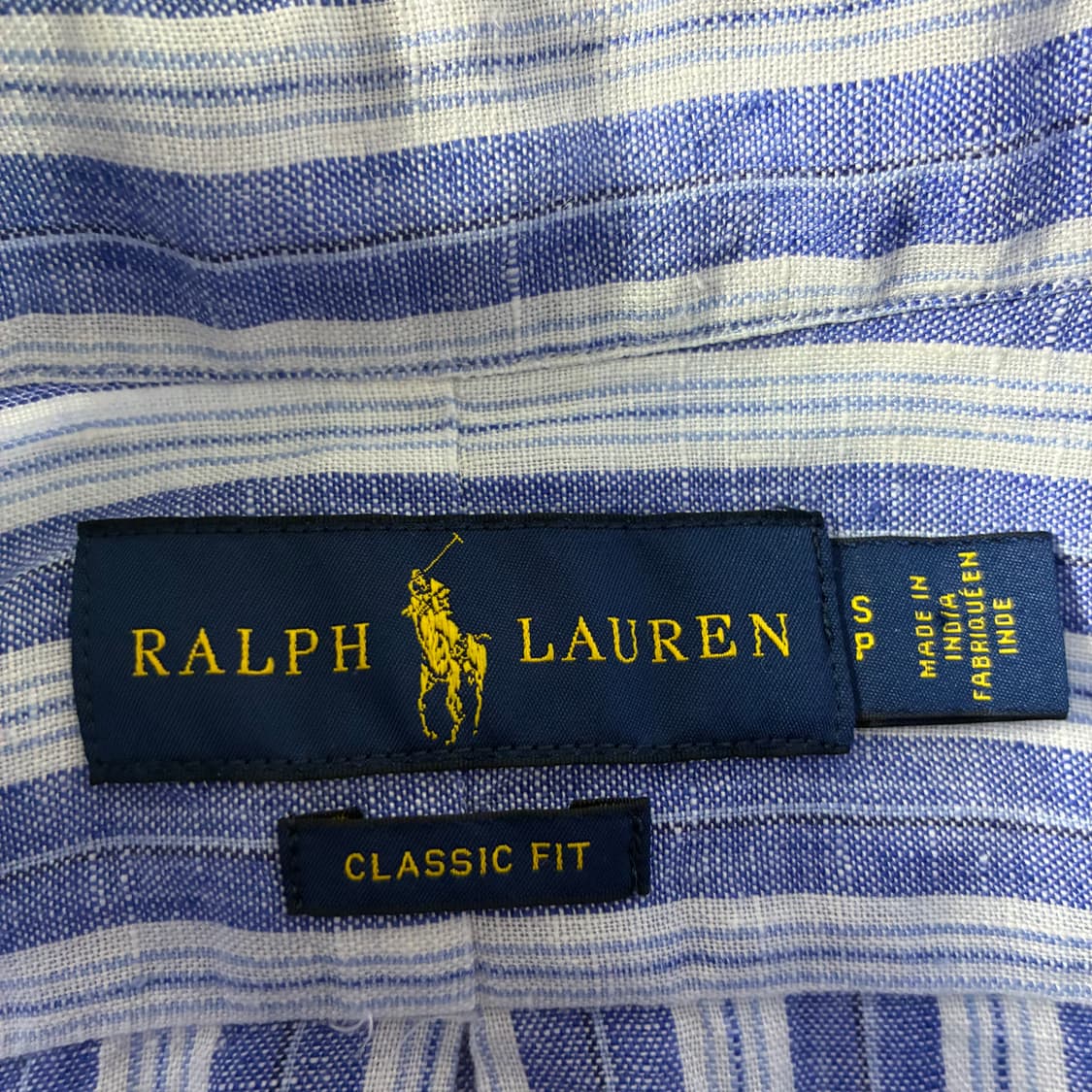 Polo  폴로 랄프로렌 자수 스트라이프 린넨 셔츠  상품이미지4