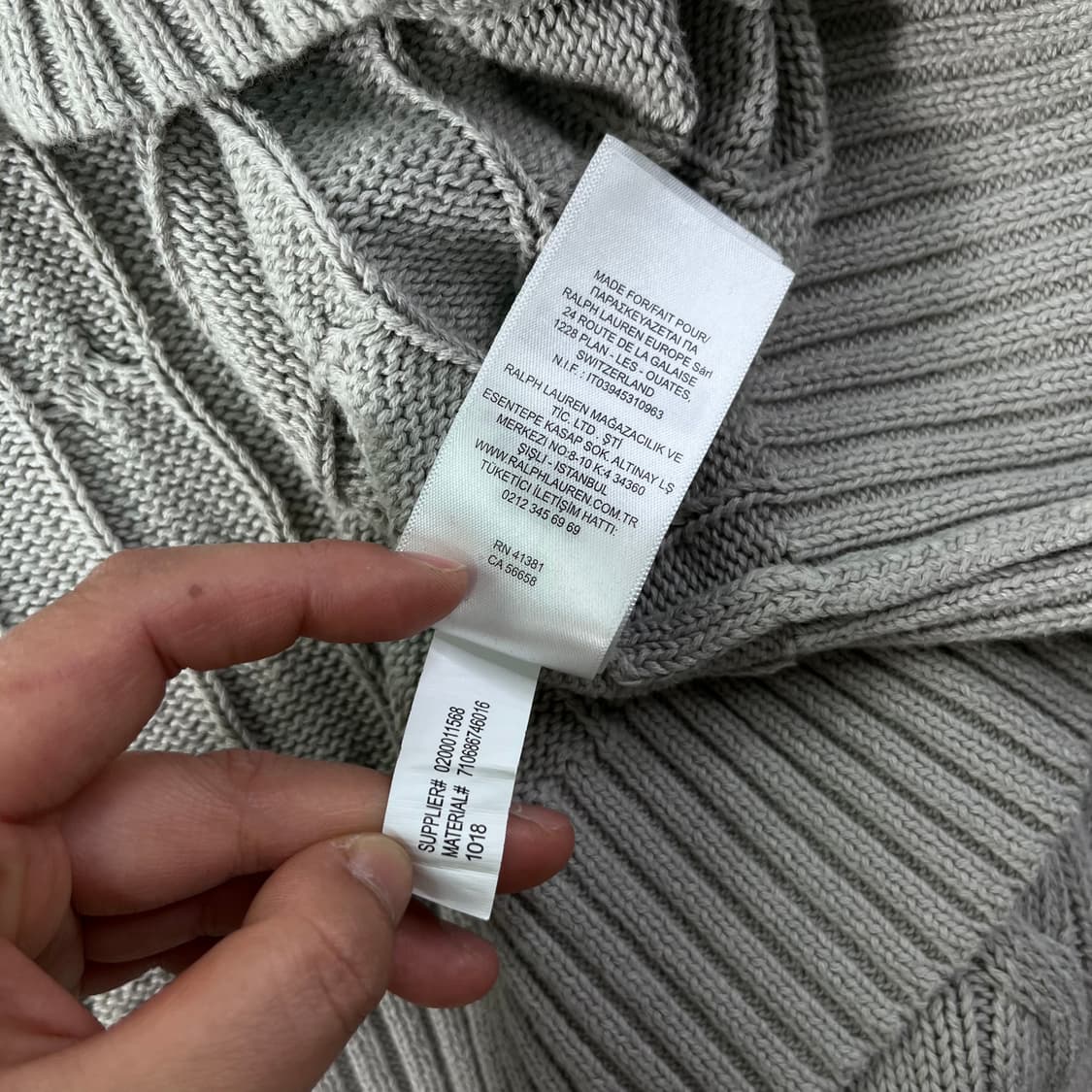 105 폴로랄프로렌 꽈배기 니트 상품이미지7