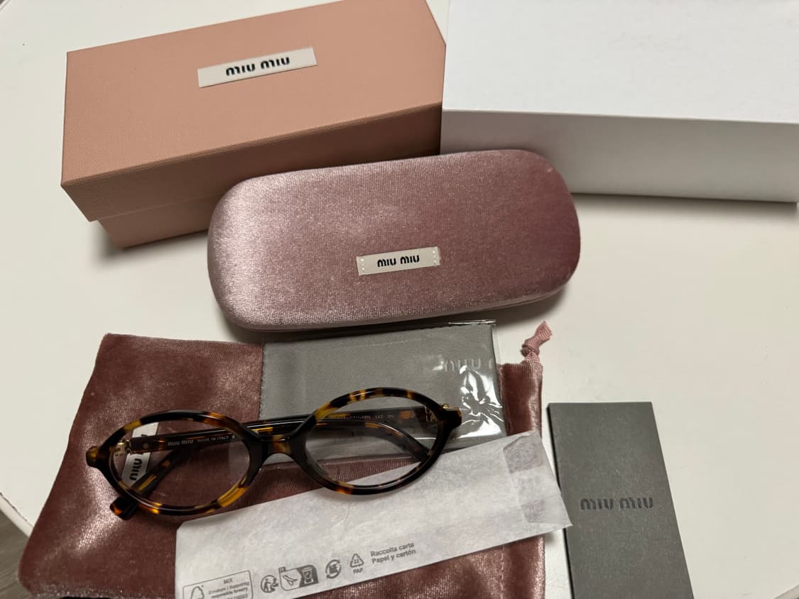 미우미우 리가드 호피안경 상품이미지1