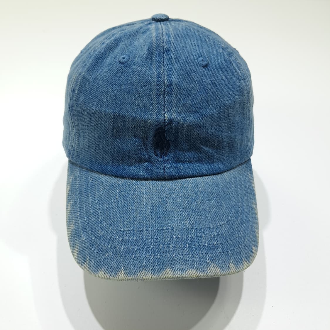 CN998 폴로 랄프로렌 데님 블랙 자수 볼캡 모자 상품이미지3