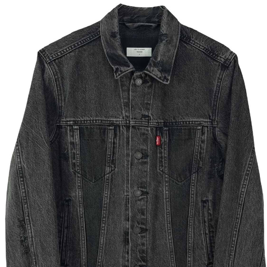 [리바이스] 알터드 트러커 흑청 블랙 데님 자켓 청자켓 M18885 상품이미지4