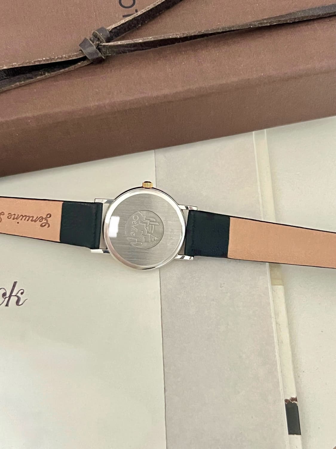 오메가 드빌  라운드 콤비 여성 시계 / 정품감정. 오버홀  상품이미지9