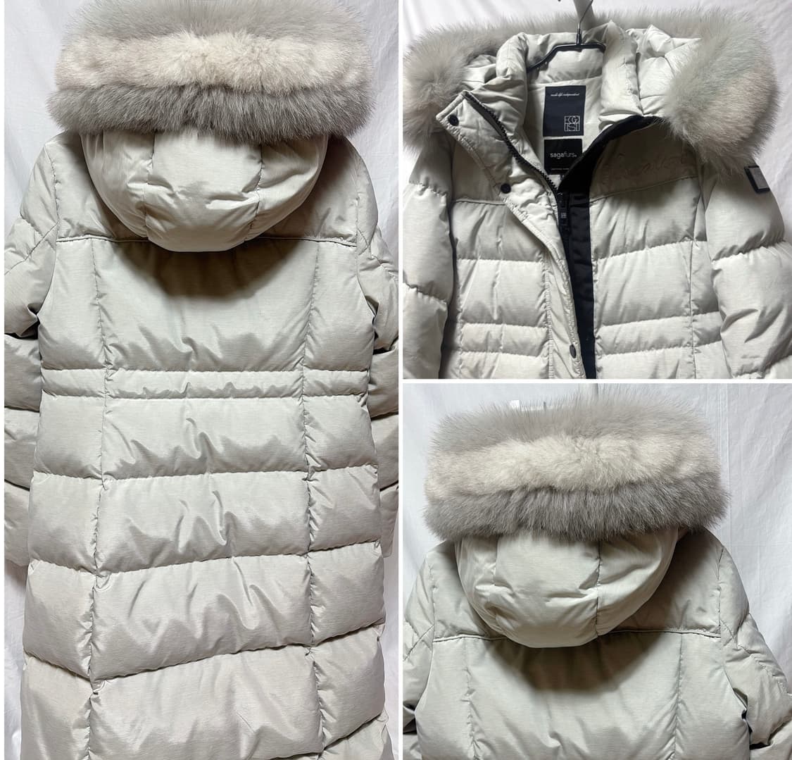 EGOIST 에고이스트 사가폭스 천연모피100% 롱구스다운 상품이미지7