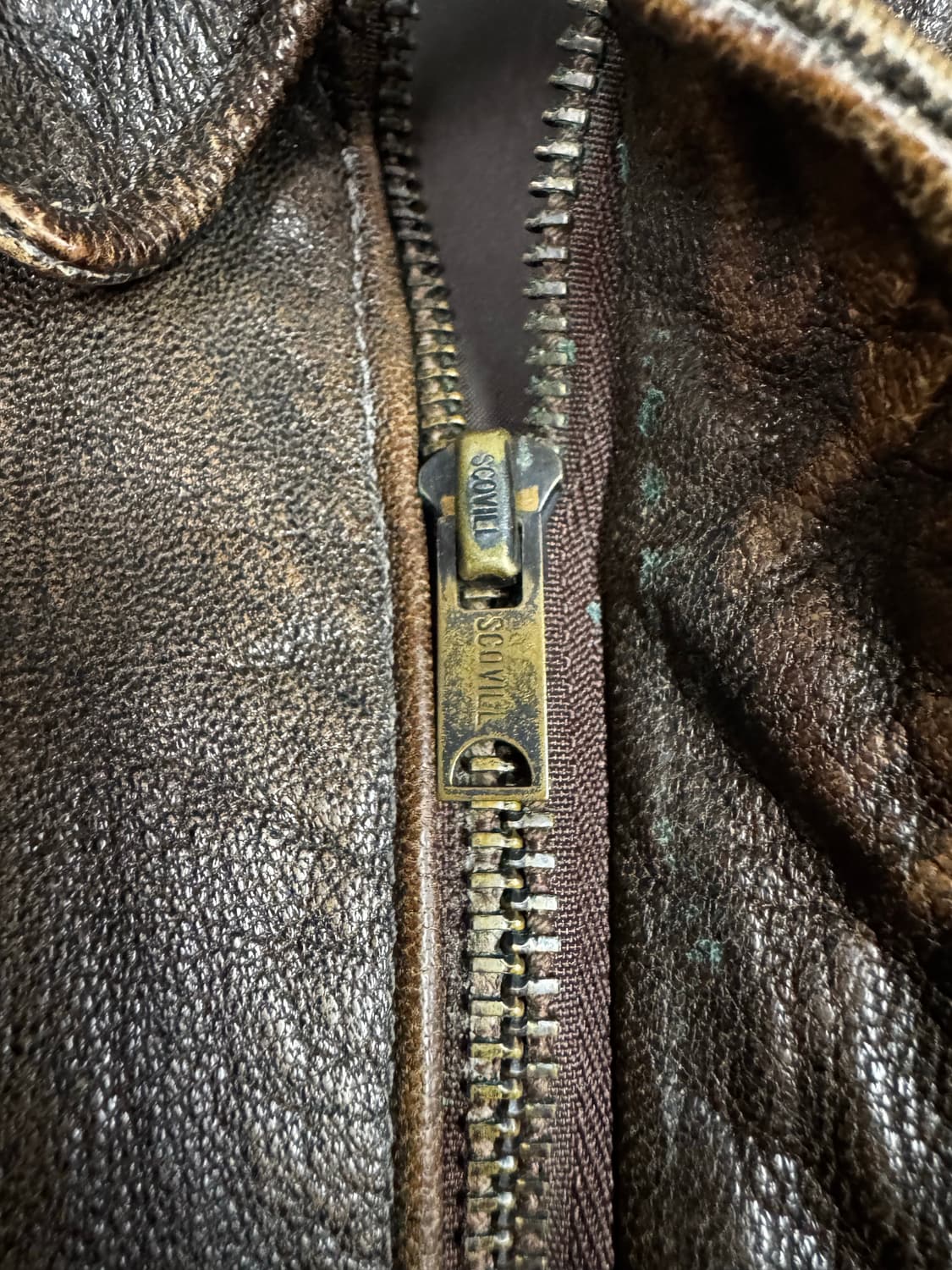 USA made)엘엘빈(llbean) A-2 레더자켓 44L 상품이미지4