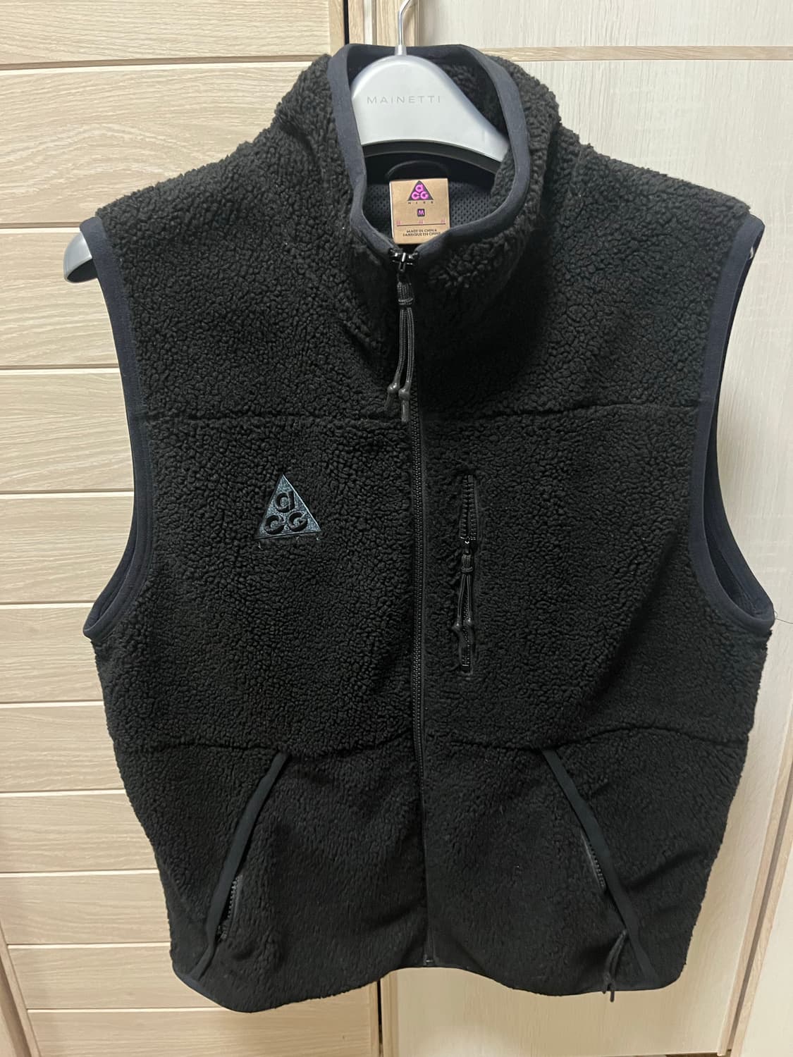 [m] 나이키 acg 쉐르파 베스트 블랙 상품이미지3