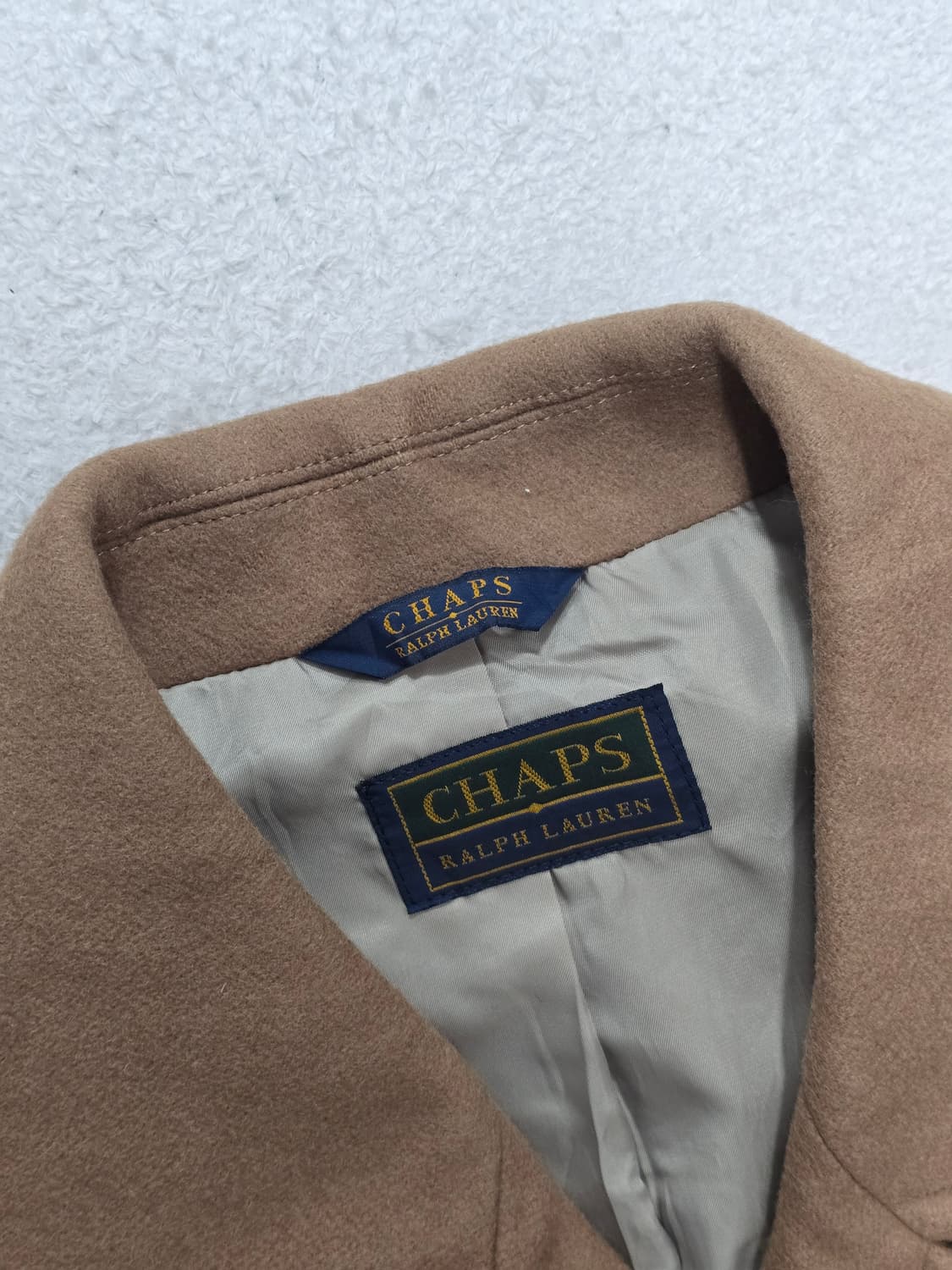 CHAPS 챕스랄프로렌 더블 브레스트 울 코트 브라운 상품이미지5