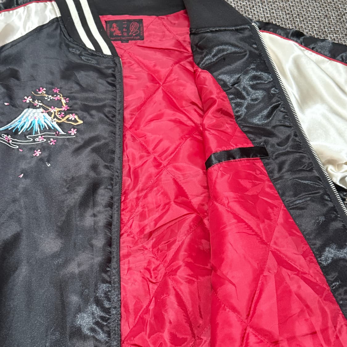 일심여경 후지산 성 사쿠라 퀄팅 스카쟌 상품이미지6