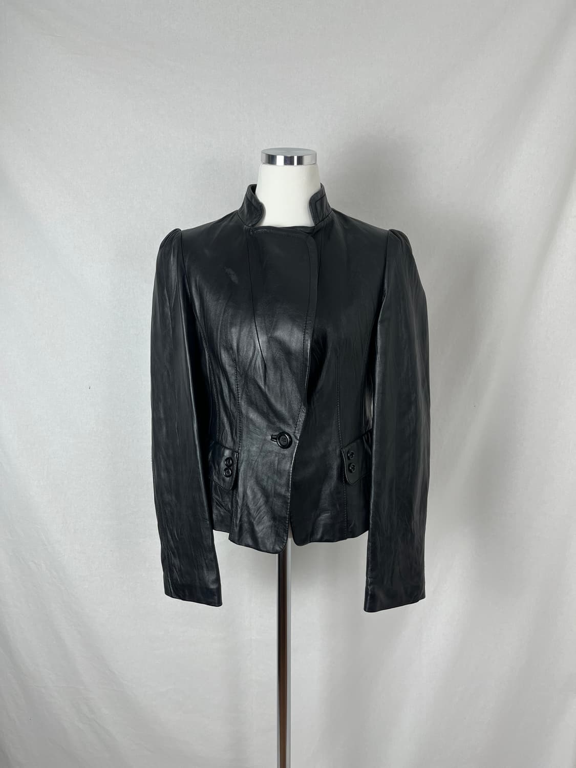Vintage 레더 블레이저  상품이미지1