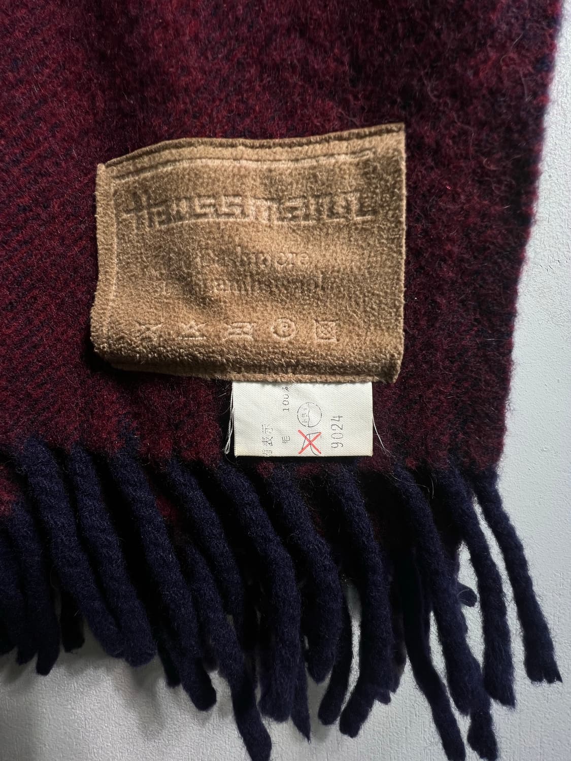 Haussmann 오스만 울100% 블랭킷 C515 상품이미지5