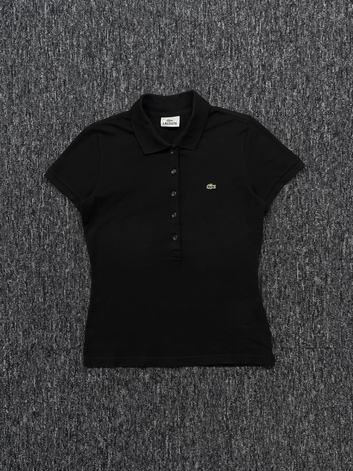 라코스테 블랙 슬림핏 반팔 PK 카라티 상품이미지5