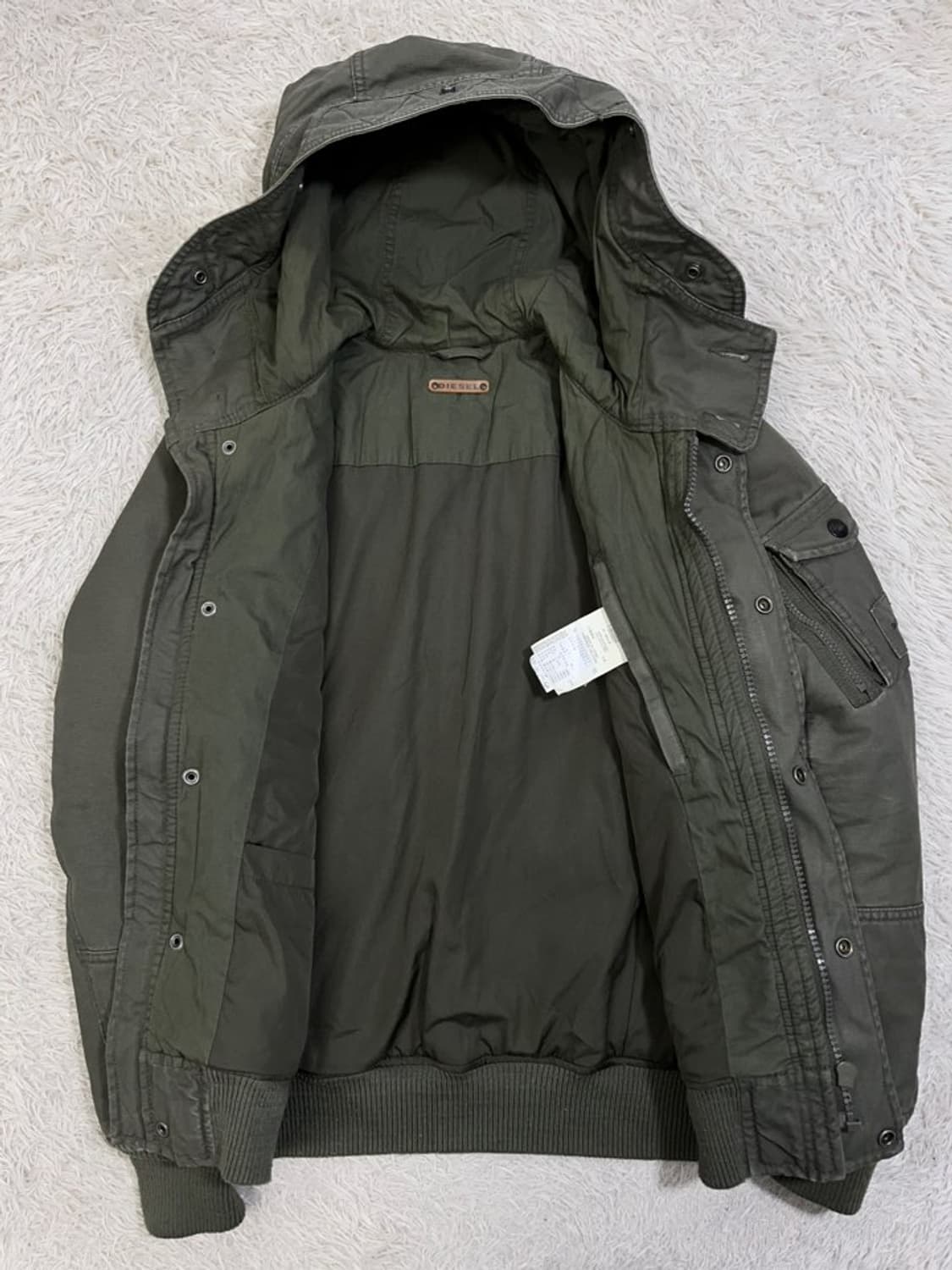 디젤 밀리터리 후드 탱커 자켓/#2715 상품이미지4
