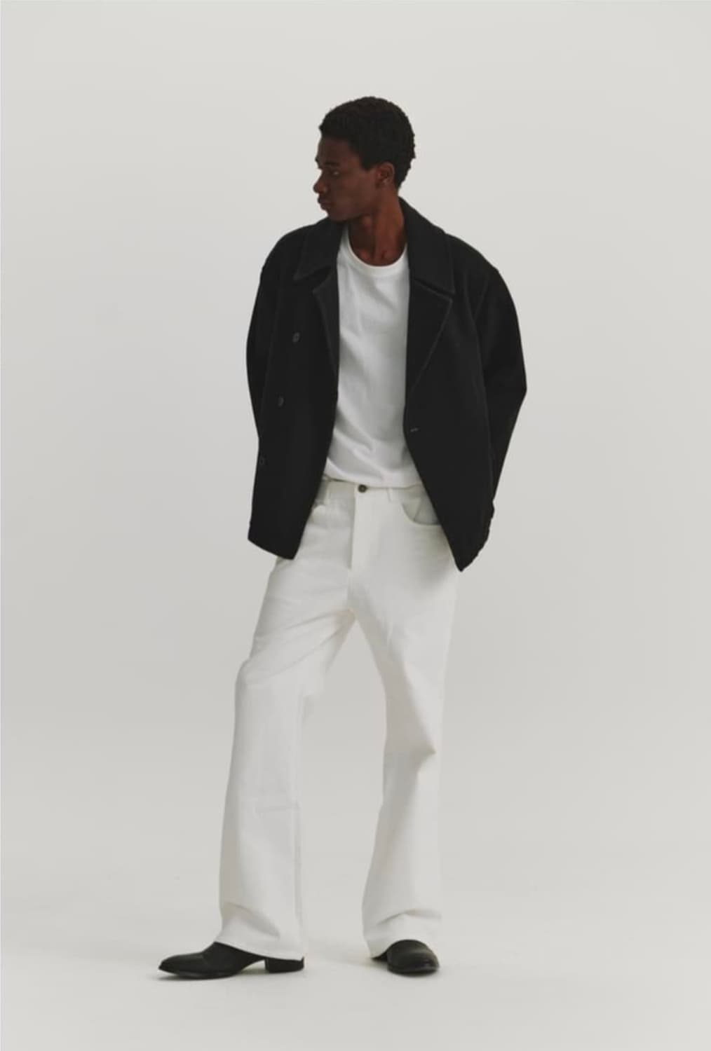 보우어(BOWER) VINTAGE COTTON 더블 자켓 Free 상품이미지2