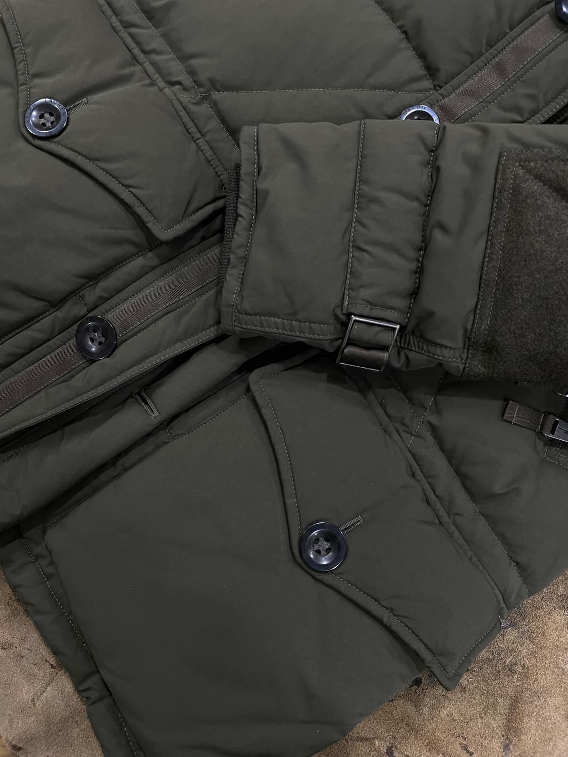 폴로랄프로렌/카키 덕다운 헤비파카(95) 상품이미지8