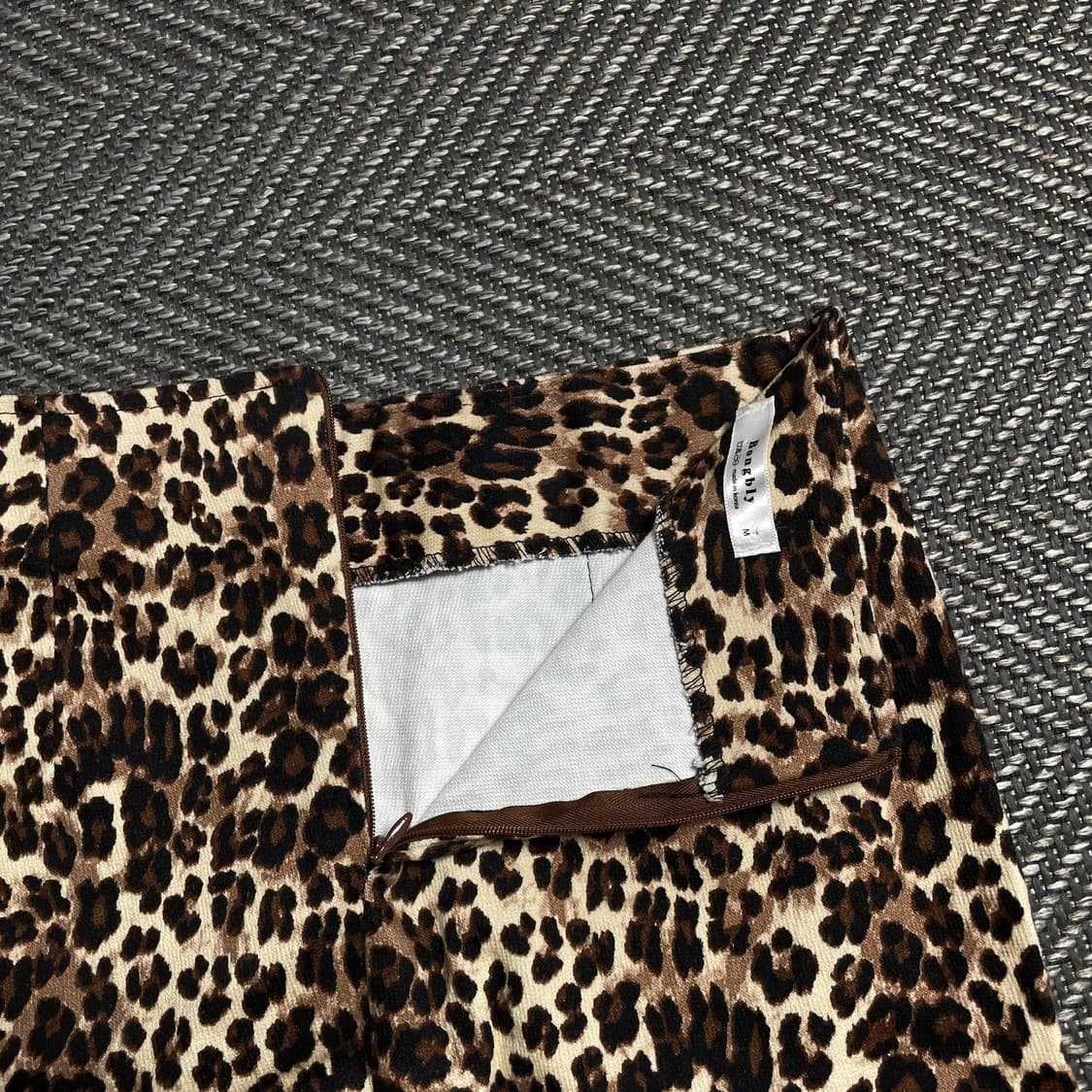 빈티지 y2K 레오파드 미니 스커트o 5114 상품이미지3