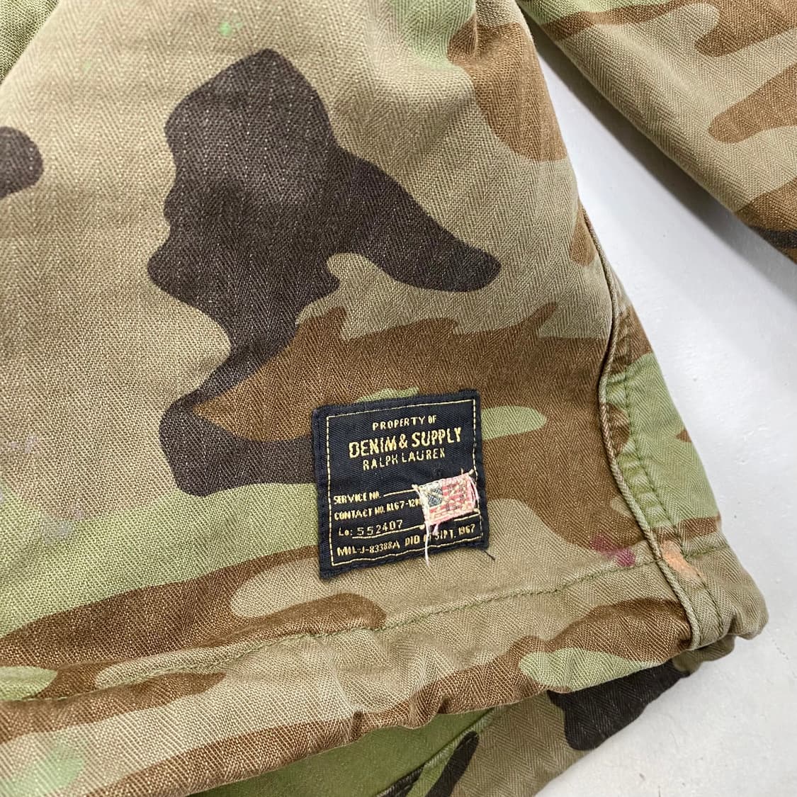폴로 데님앤서플라이 카모 성조기 자켓 (100) 상품이미지8