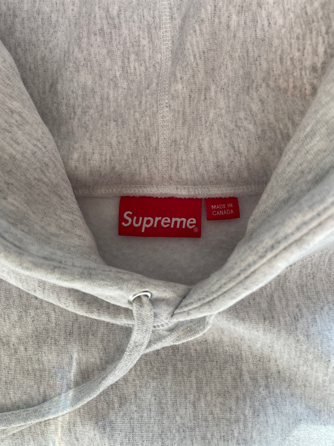 슈프림 박스로고 후드 스웻셔츠 애쉬그레이(23FW) 상품이미지2