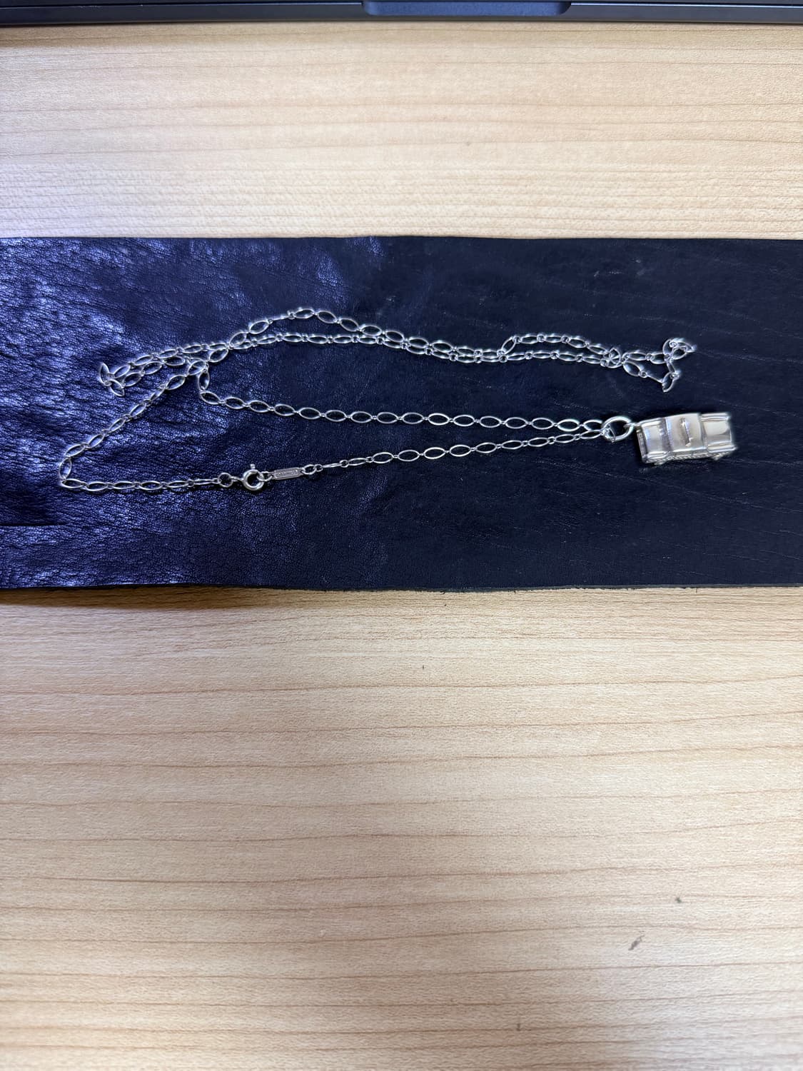 올드 티파니앤코 실버 택시 펜던트 및 체인 빈티지 상품이미지1