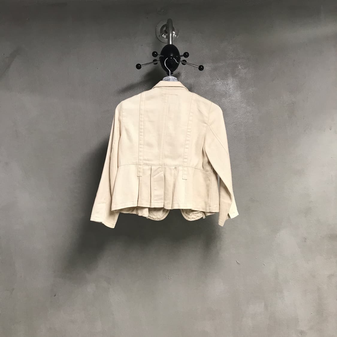 주카 아이보리 코튼 자켓 S(W) 상품이미지5