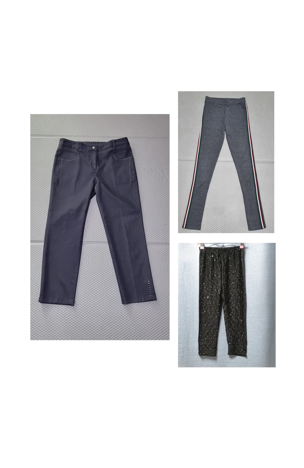 여성 바지 쫄바지 3개 상품이미지1