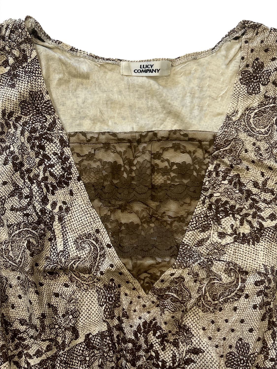 Paisely lace top 상품이미지2