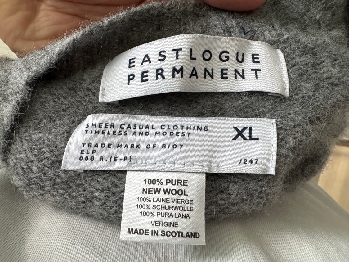 이스트로그 x 할리오브스코틀랜드 니트 XL 상품이미지7