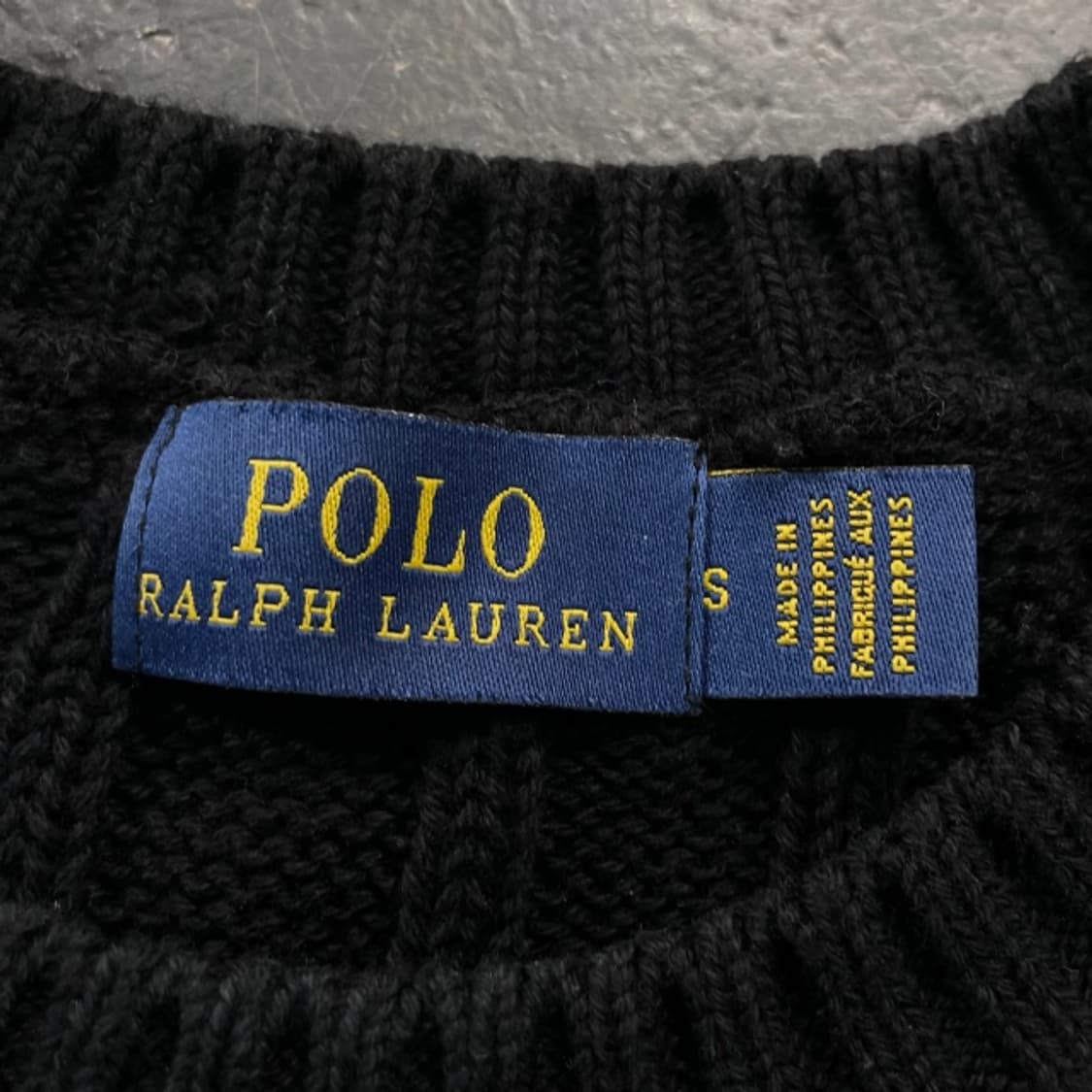 90 폴로 반팔 케이블 니트 상품이미지3