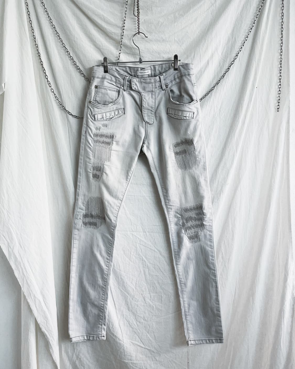 발망 디스트로이드 사치코 그런지 바이커데님 상품이미지3