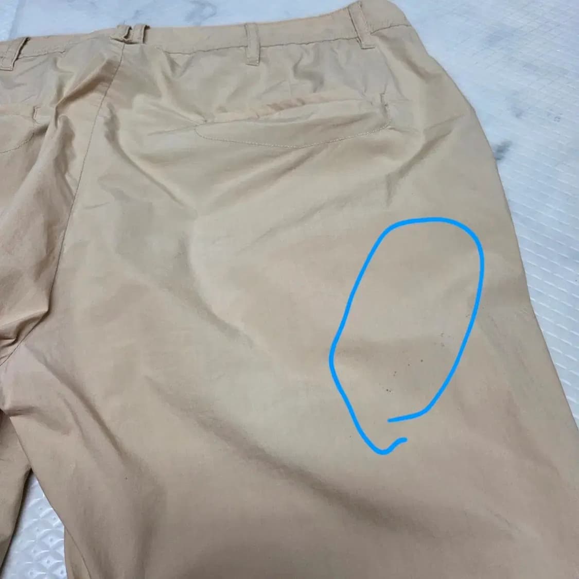 아르마니 익스체인지 베이지 면바지 상품이미지6