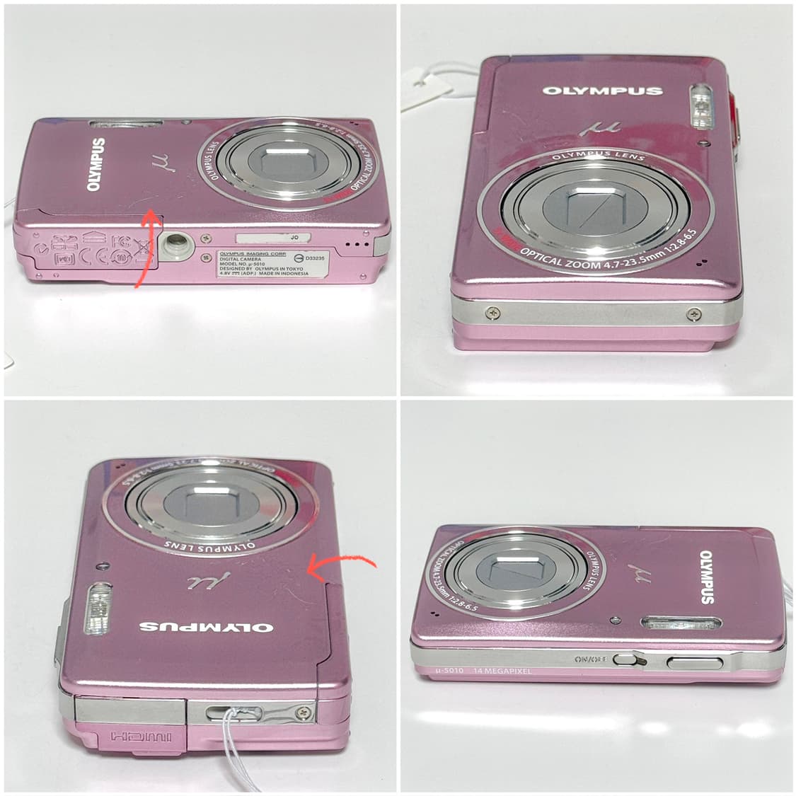 올림푸스 뮤 5010 베이비핑크 빈티지디카 상품이미지4