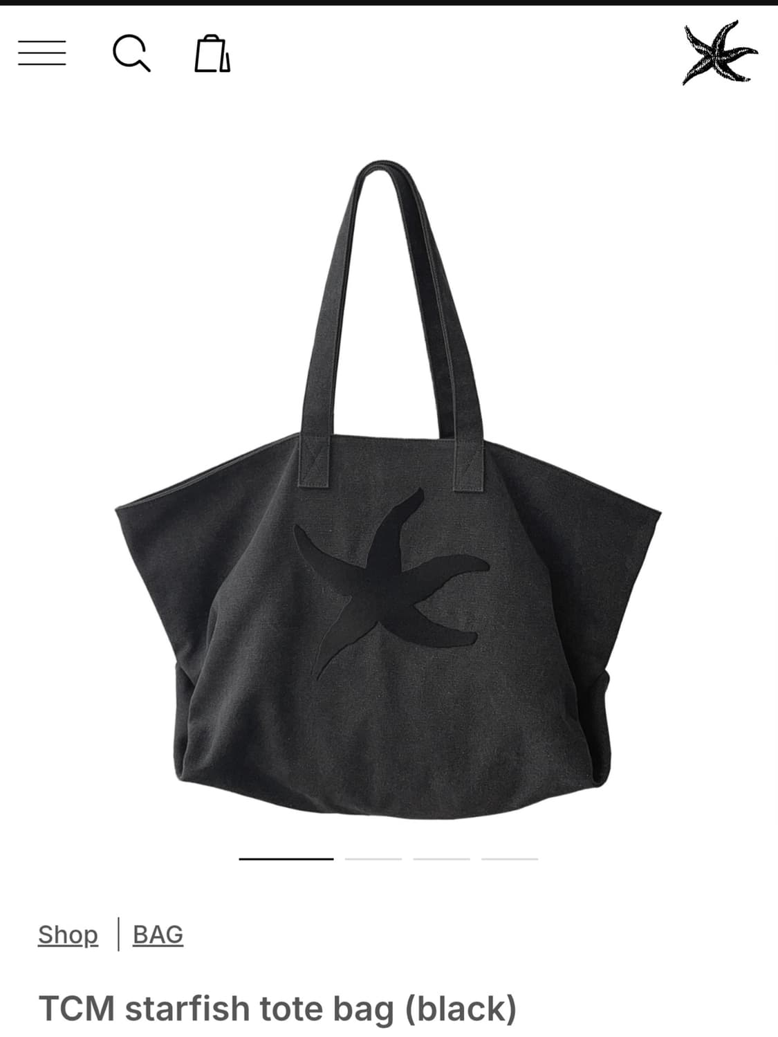 더콜디스트모먼트 토트백 구매합니다 상품이미지1