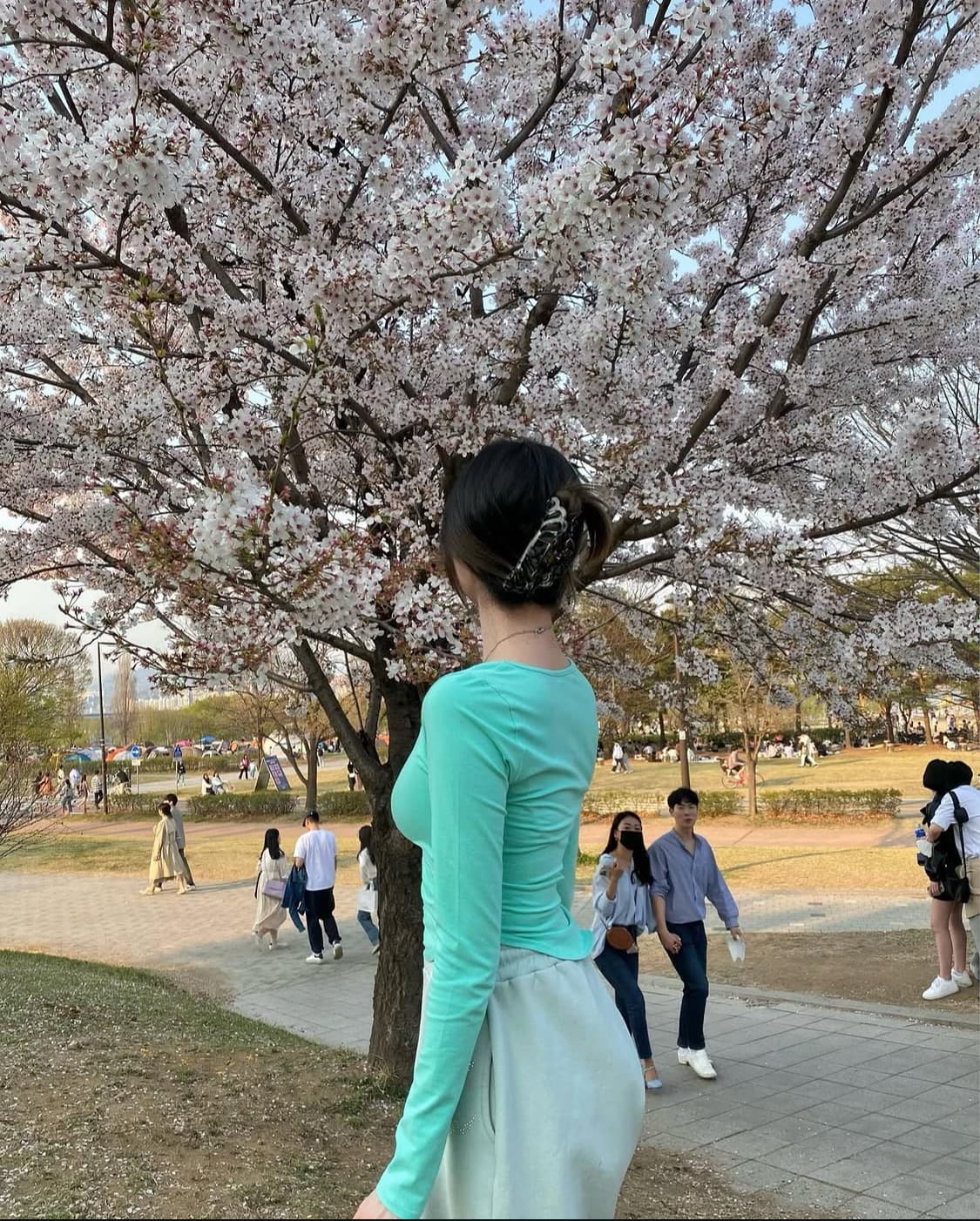 플리즈노팔로우 달린탑긴팔 민트 상품이미지3