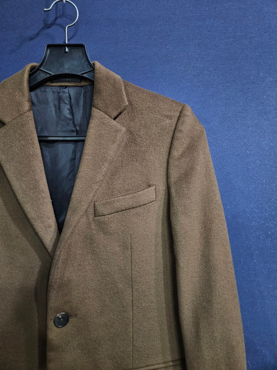 타임옴므 브라운 남성 슬림핏 95 하프코트  상품이미지4