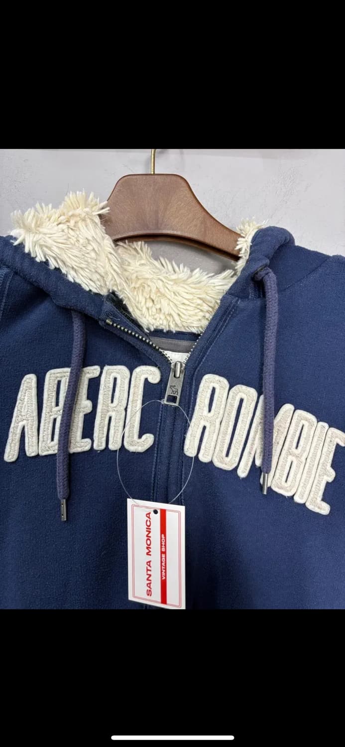 아베크롬비 울프죠 y2k 양털 후드집업 H1959 상품이미지3