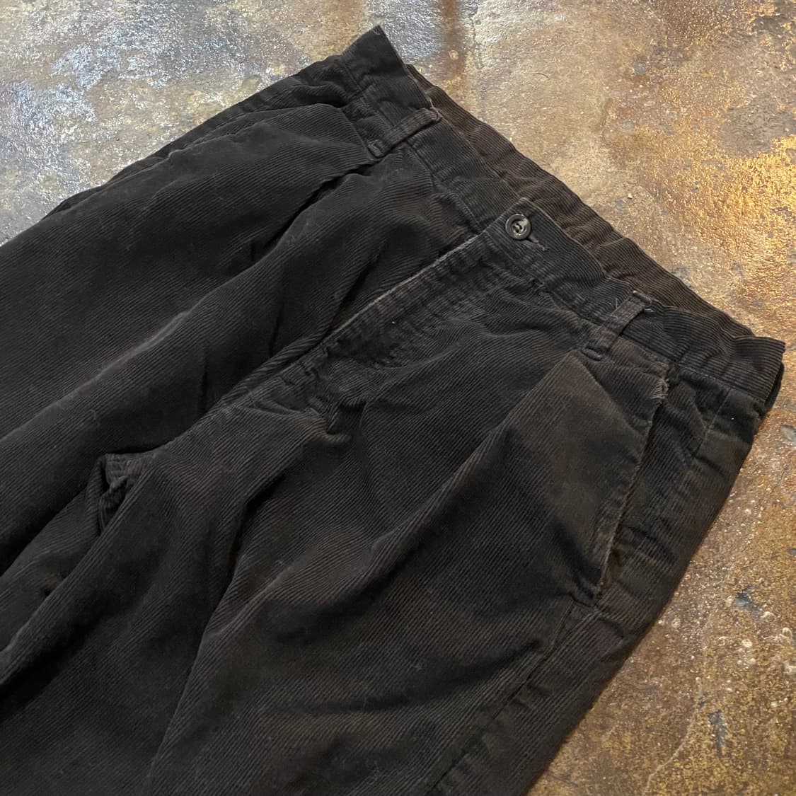 (2) 안셀름 데미지 코듀로이 와이드 팬츠 상품이미지4