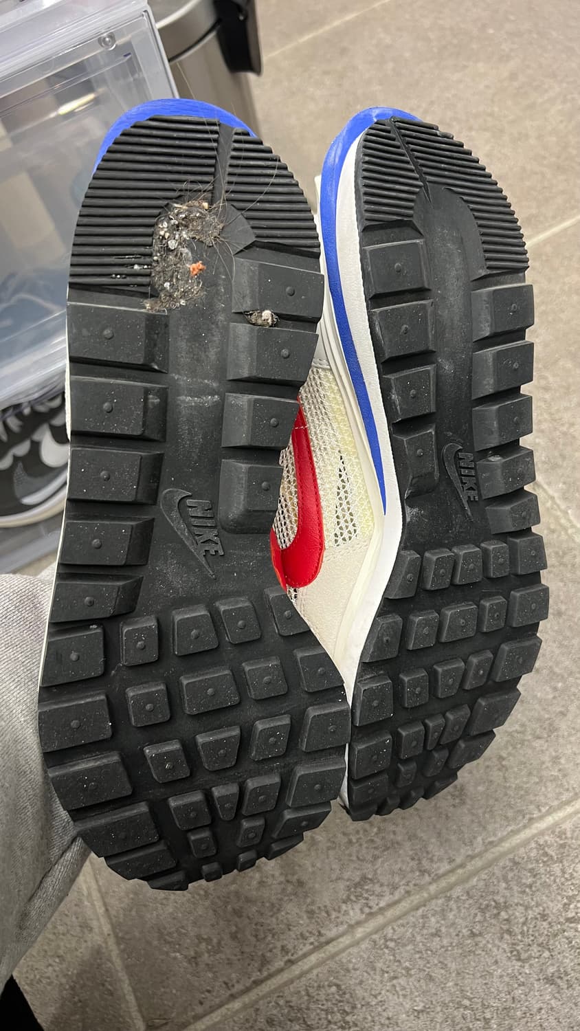 나이키 x 사카이 베이퍼와플 로얄 푸시아 상품이미지2