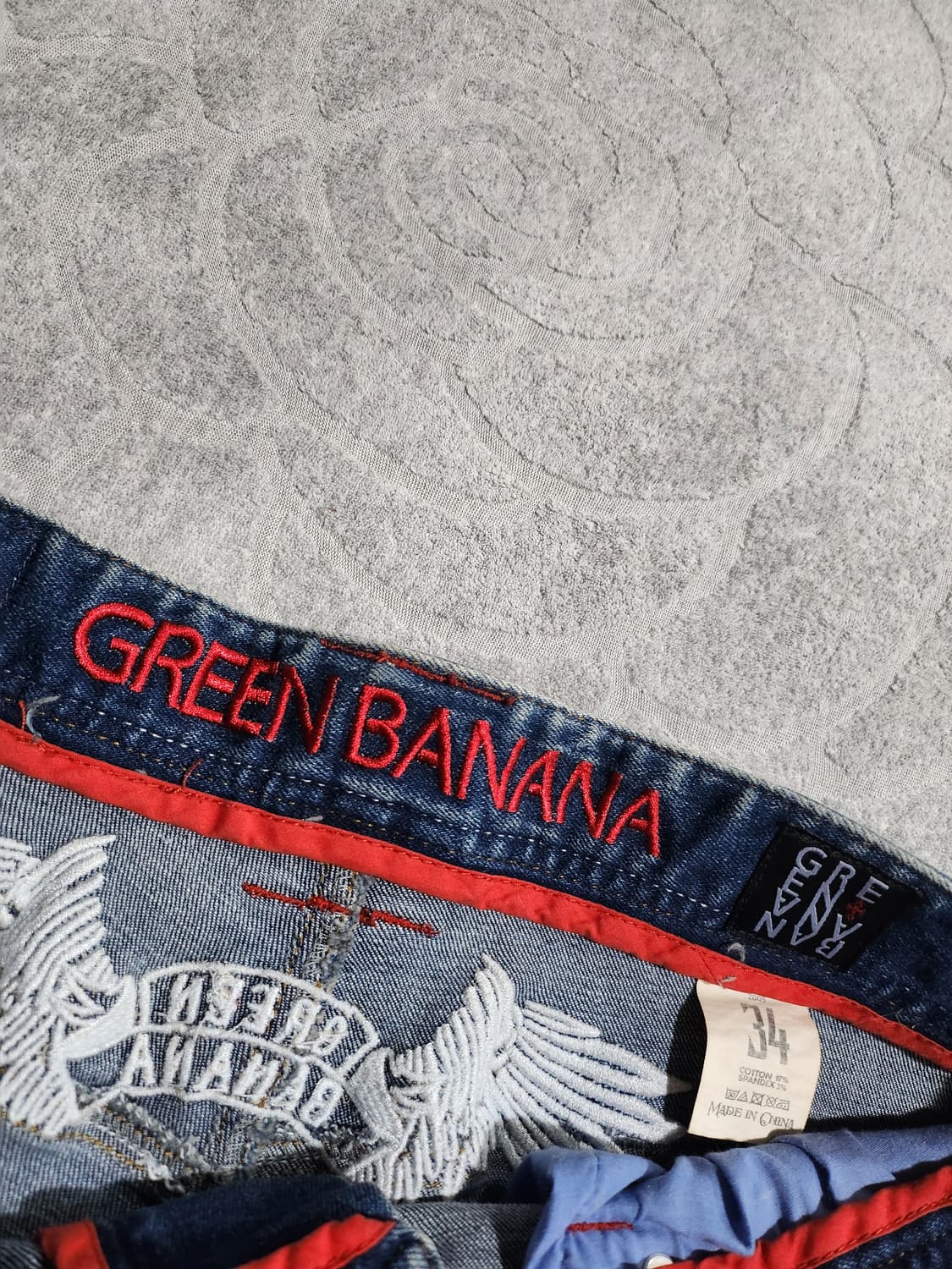 *그린바나나 빈티지 워싱 데님 팬츠 -34 상품이미지5