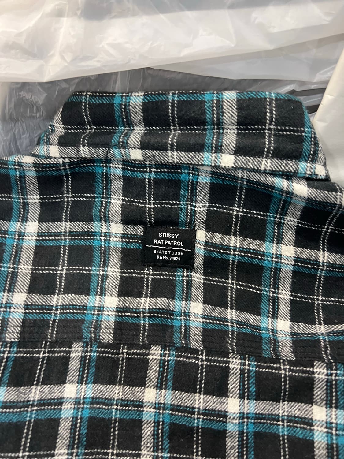 스투시 아카이브로고 체크셔츠 상품이미지5