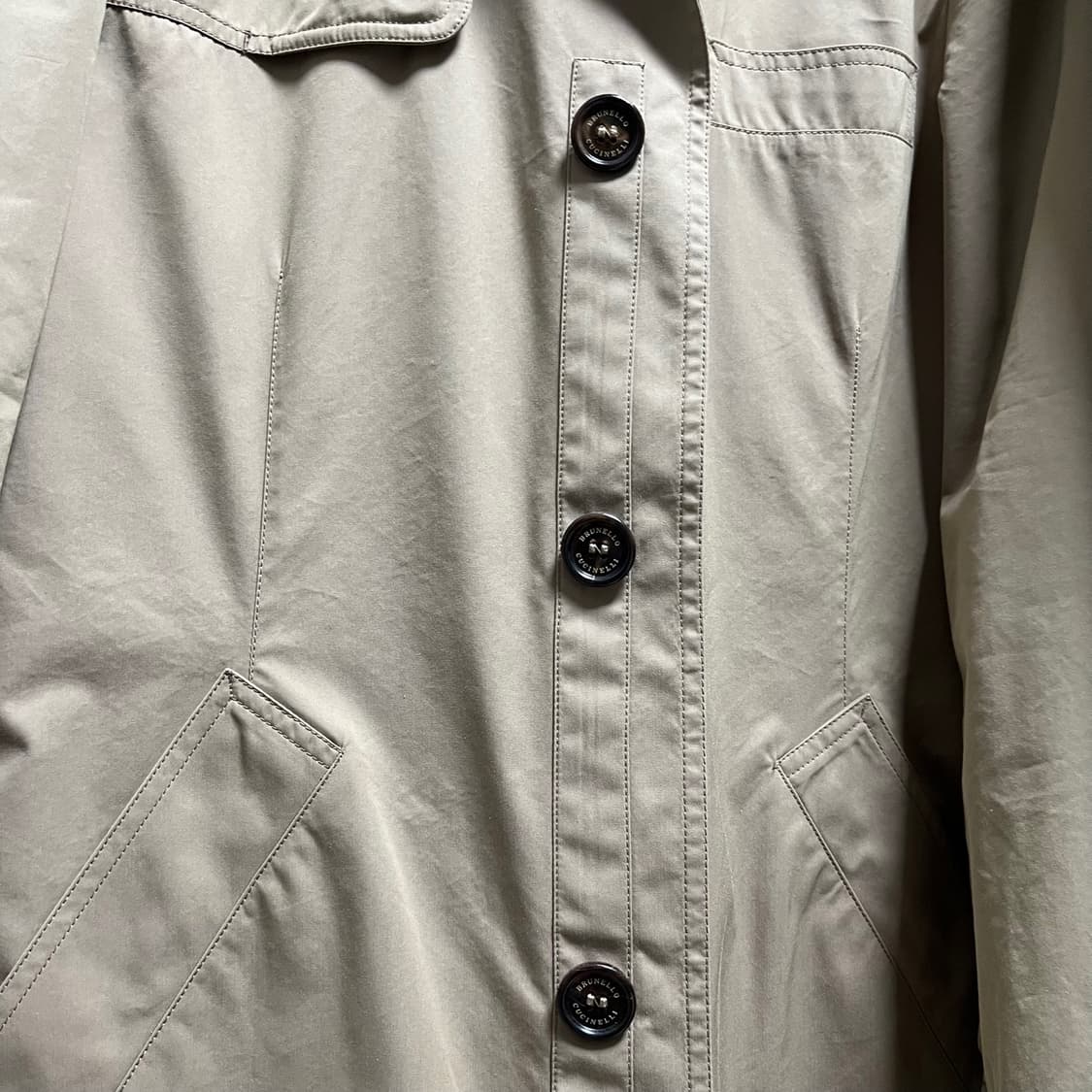 정품 M) 브루넬로 쿠치넬리 트렌치 코트 95~100 상품이미지5