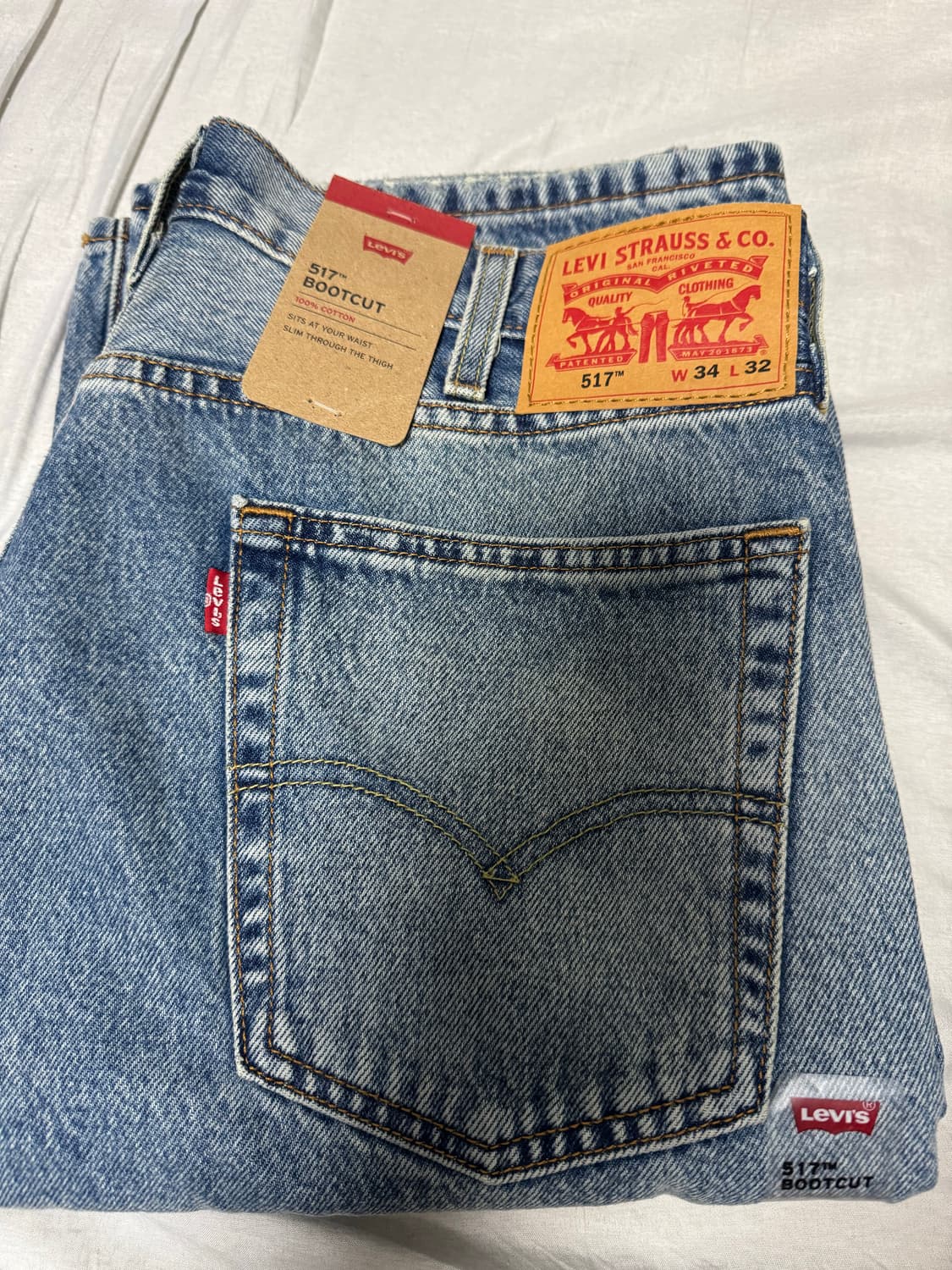 리바이스 517(34*32)새제품 상품이미지1