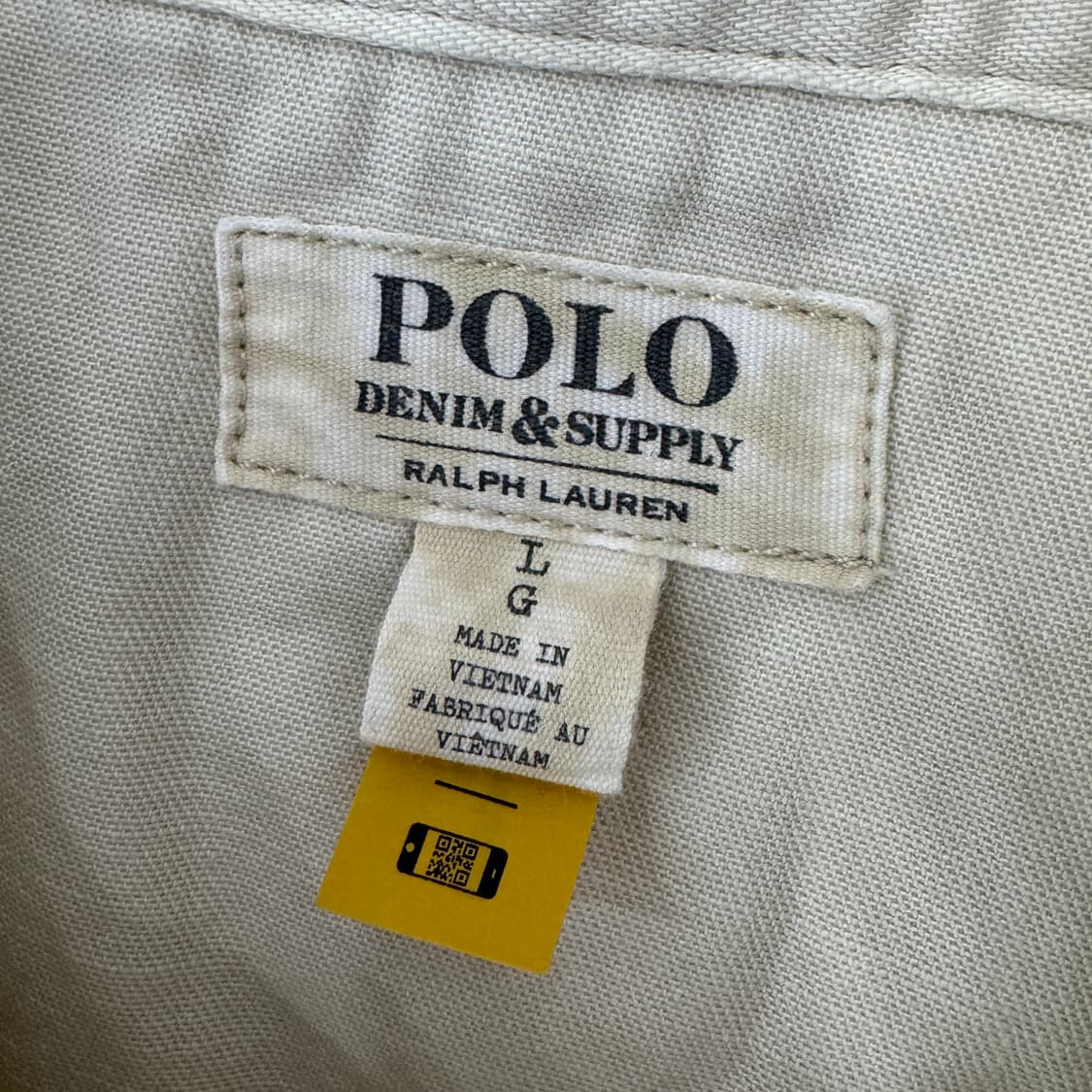 L 폴로 랄프로렌 데님앤서플라이 베이지 웨스턴 남방 셔츠  상품이미지10