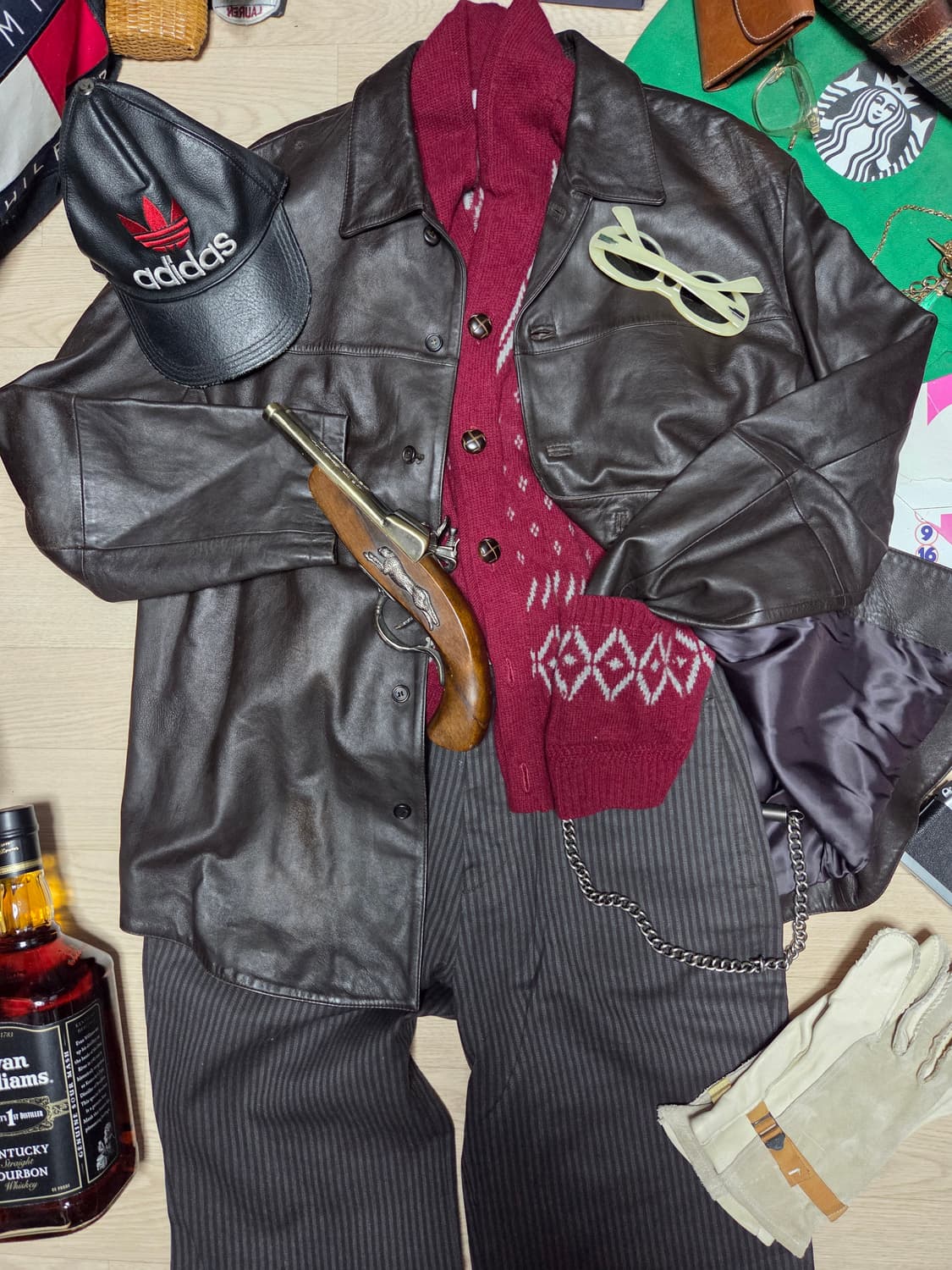 INTERMEZZO 레더자켓 가죽자켓 양가죽 라이더 바이크 카코트 상품이미지2