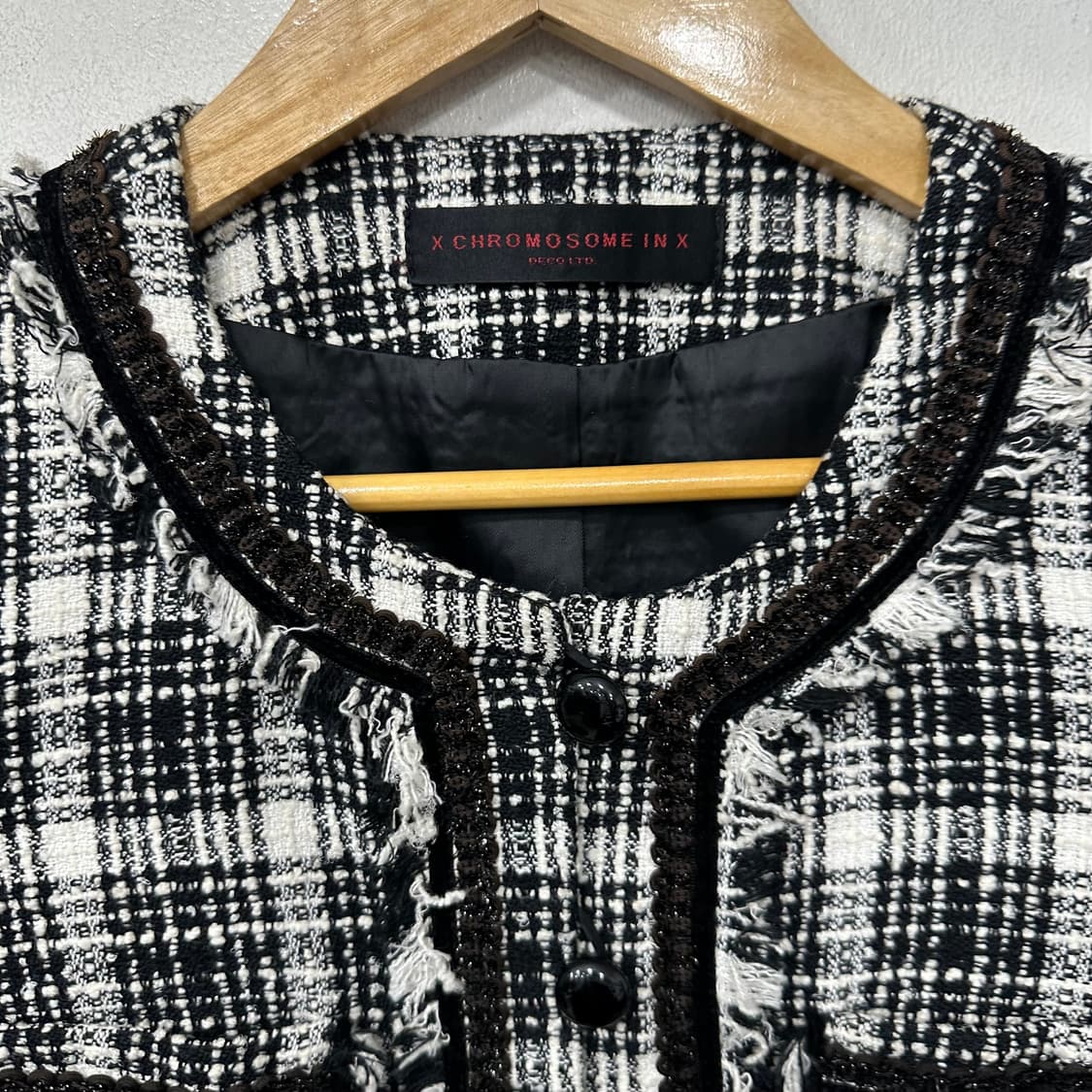 X chromosome in X 트위드 자켓 상품이미지5