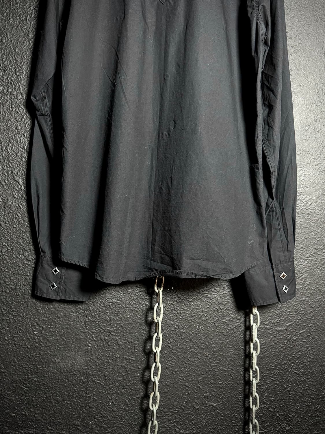 ΩMKΩΣ – Studded Black Western Shirt  블랙  상품이미지9
